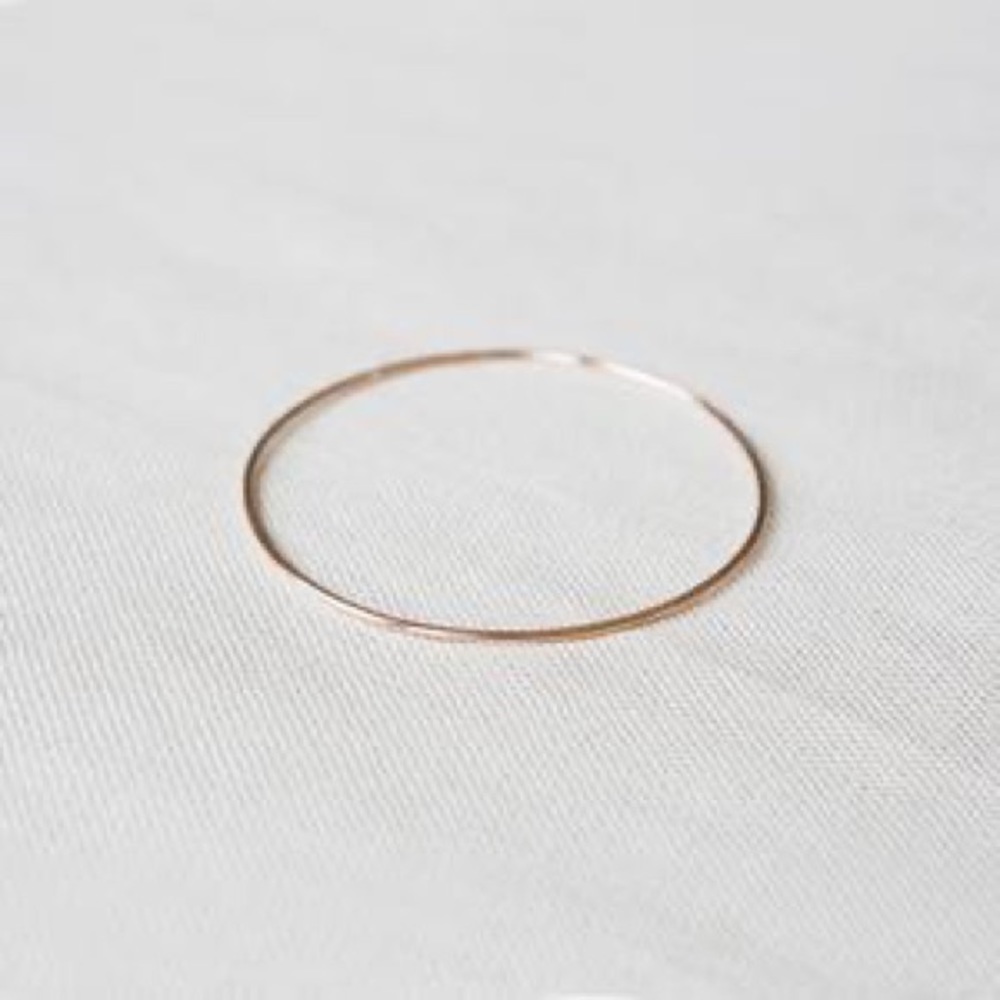 Yearly Co. Original Rose Gold Bangle 8.25